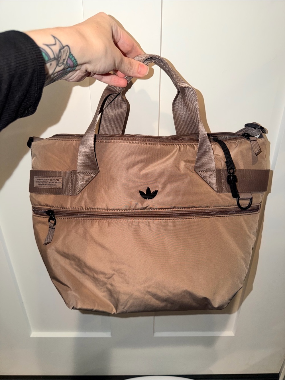 adidas Originals Shopper Tote Bag NWOT- Brown